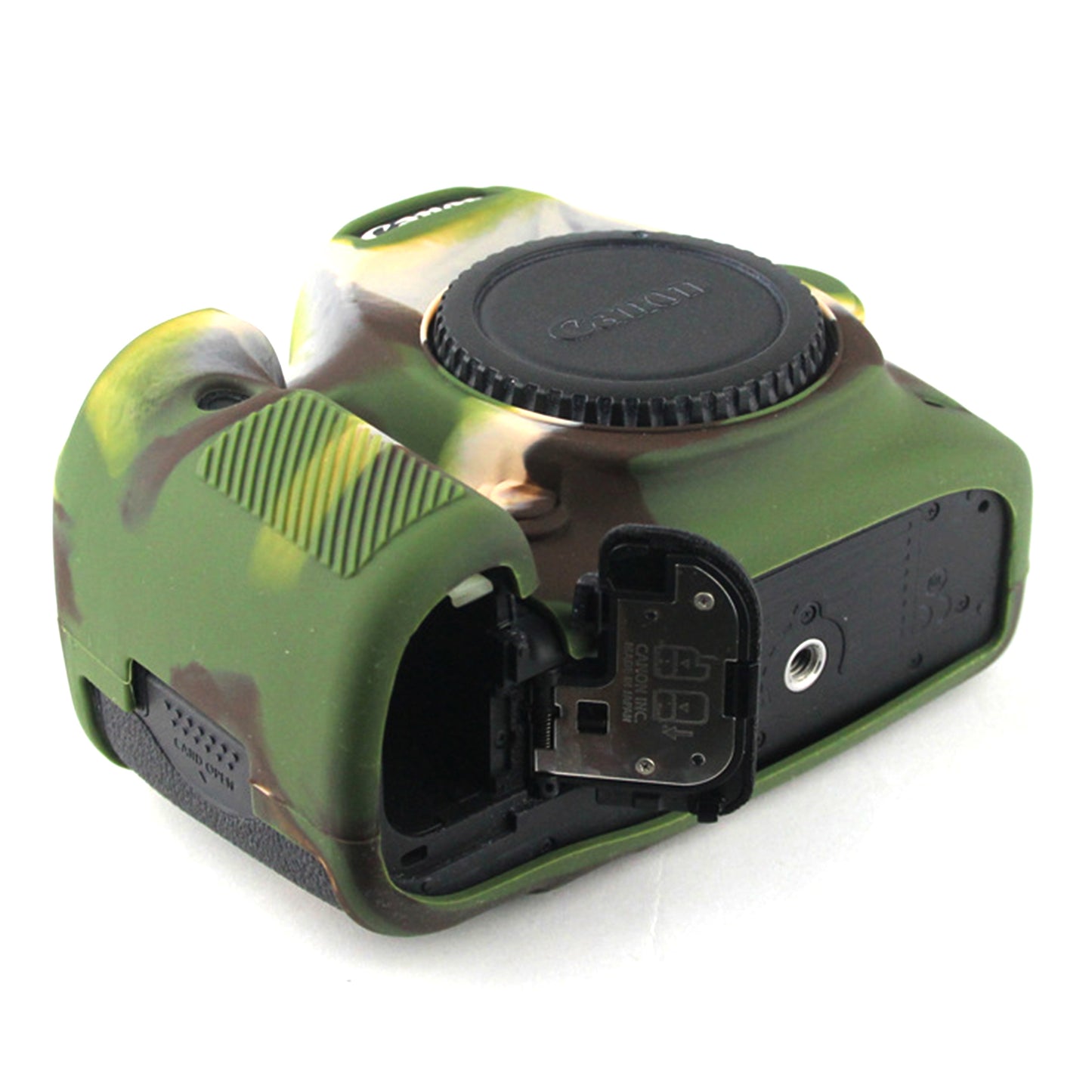 Uniqkart for Canon EOS 5D Mark III / 5DS / 5DRS Silicone Protective Camera Body Case Cover - Camouflage
