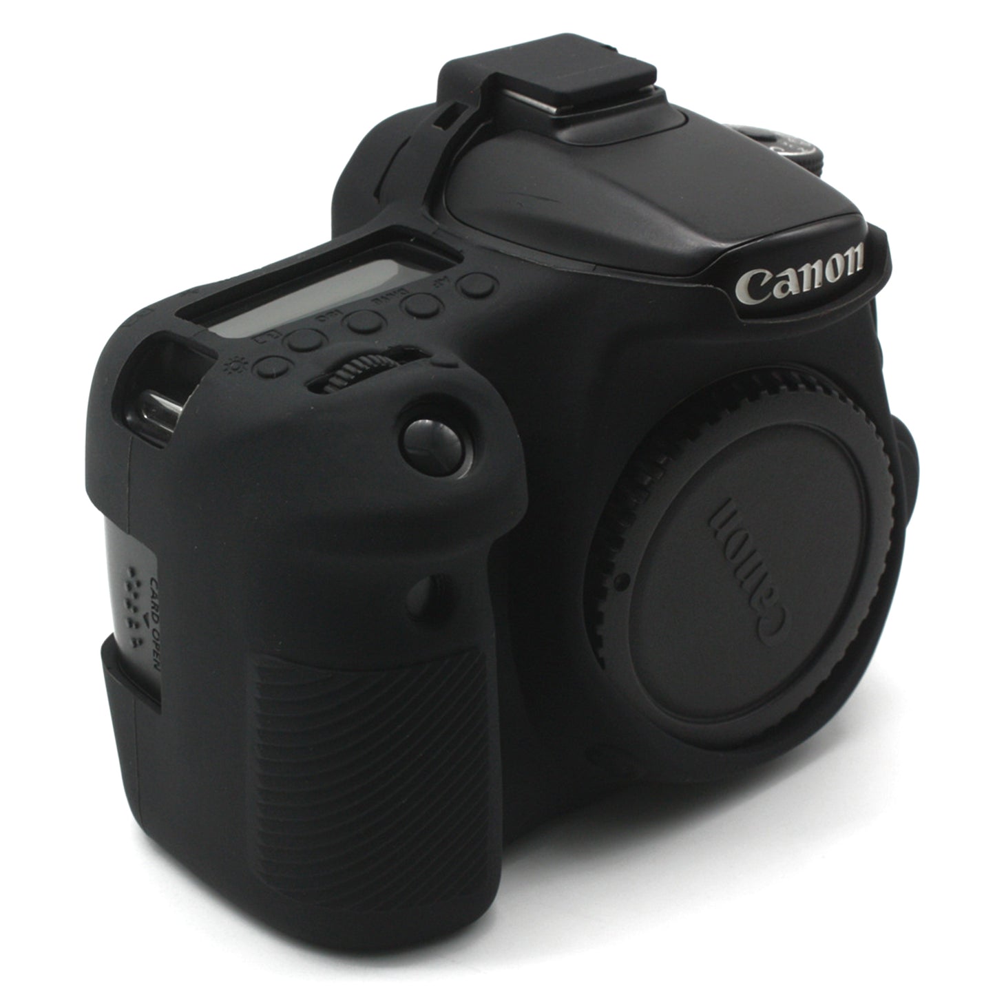 Uniqkart for Canon EOS 70D Silicone Protective Camera Body Case - Black