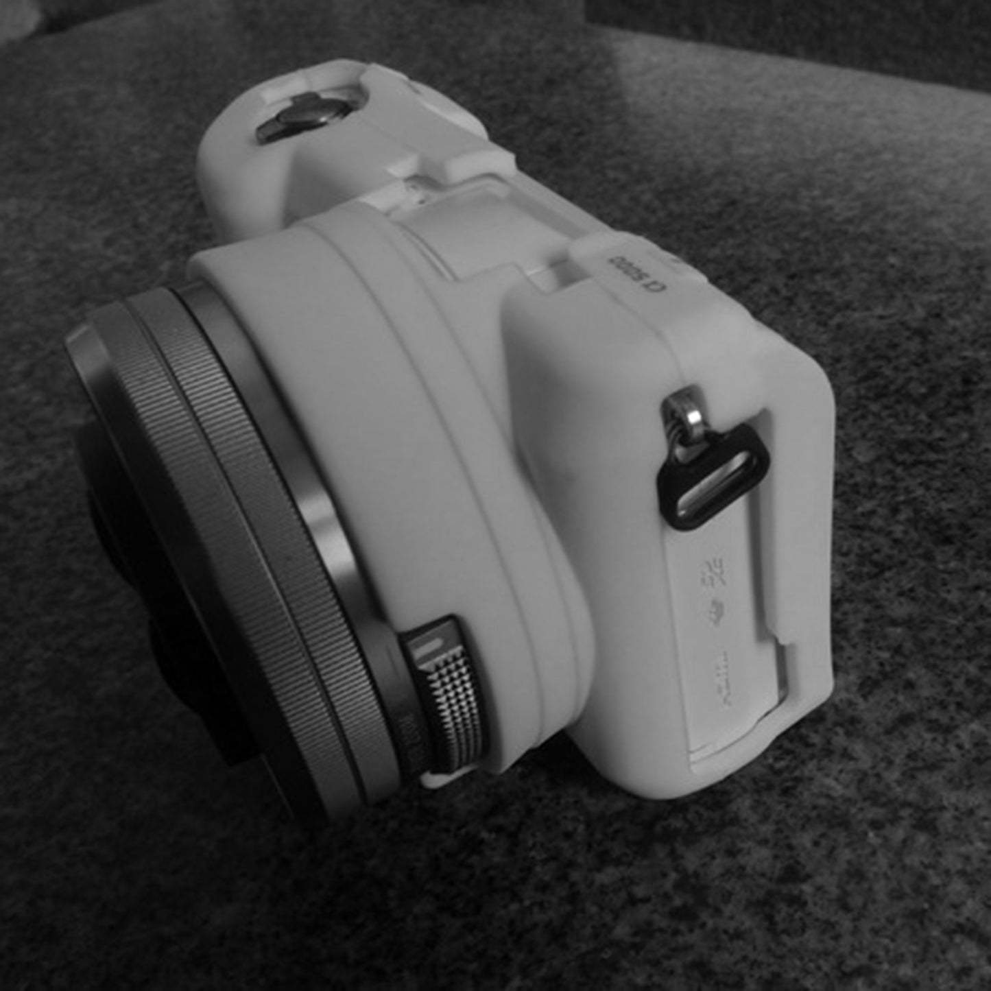 Soft Silicone Camera Protective Cover Shell for Sony A5100 ILCE-5000 - White