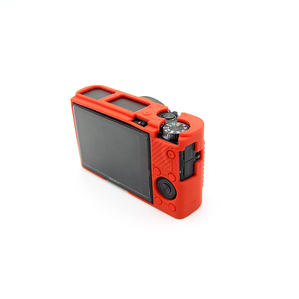 Soft Silicone Protective Cover for Sony RX100 III / IV/ IIV - Red