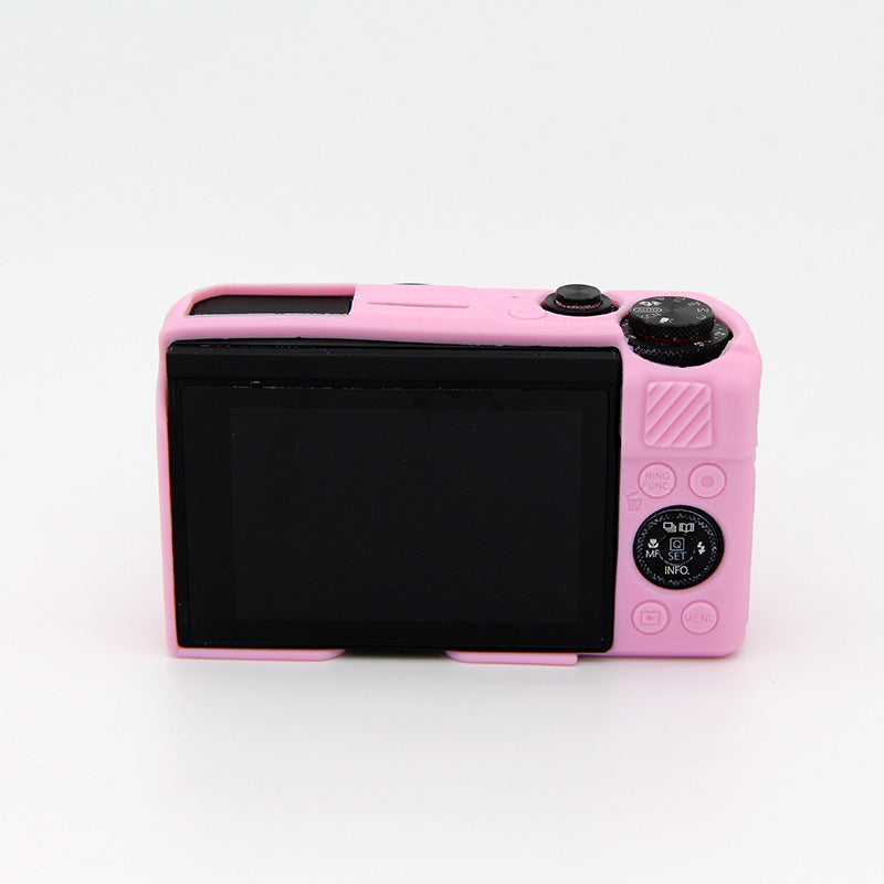 Soft Silicone Protective Camera Case for Canon G7X Mark II - Pink