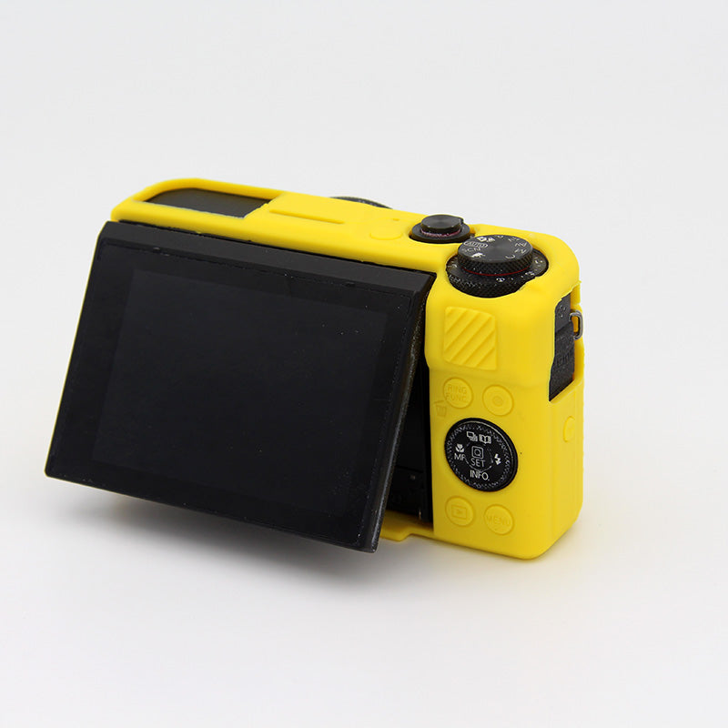Soft Silicone Protective Camera Shell Cover for Canon G7X Mark II - Yellow