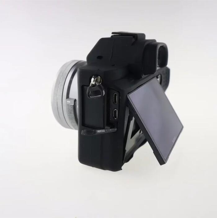 Soft Silicone Case Cover for Sony Alpha A7 II / A72 / A7R2 / A7S2 - Black