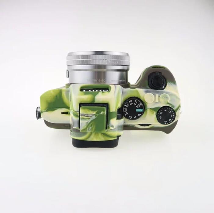 Soft Silicone Protection Cover for Sony Alpha A7 II / A72 / A7R2 / A7S2 - Camouflage