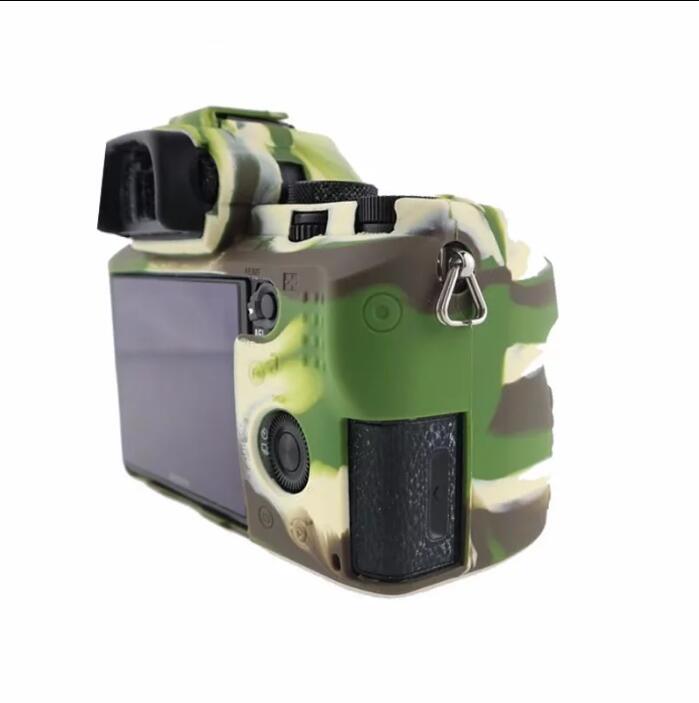 Soft Silicone Protection Cover for Sony Alpha A7 II / A72 / A7R2 / A7S2 - Camouflage