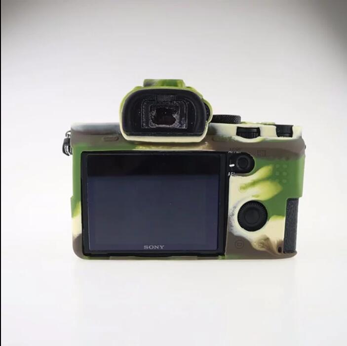 Soft Silicone Protection Cover for Sony Alpha A7 II / A72 / A7R2 / A7S2 - Camouflage