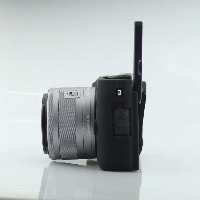 Soft Silicone Protective Case for Canon EOS M6 - Black