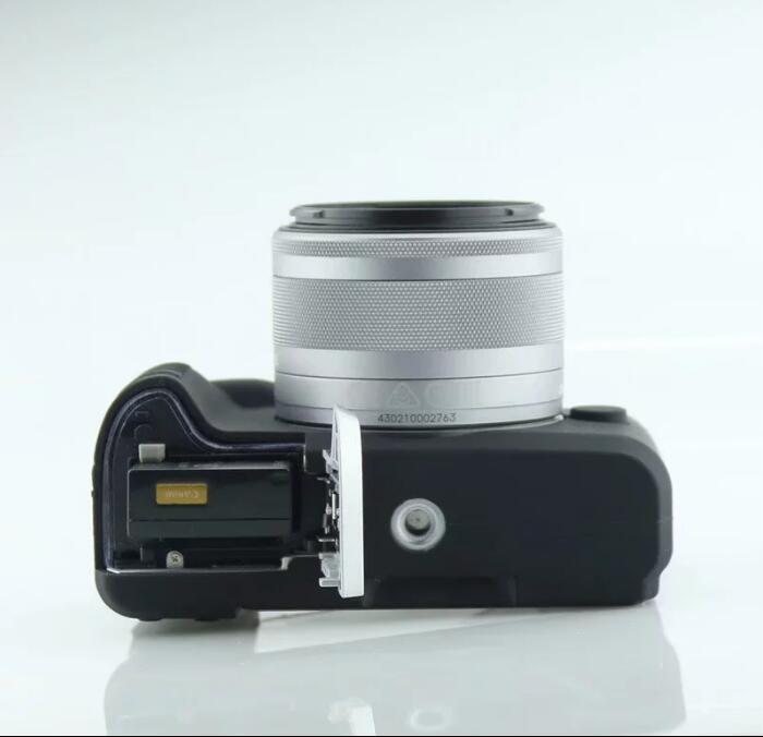 Soft Silicone Protective Case for Canon EOS M6 - Black