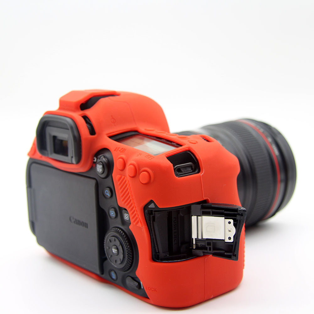 Soft Silicone Protective Case for Canon EOS 6D Mark II - Red