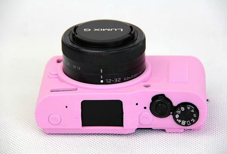 Silicone Protection Flecible Casing for Panasonic DC-GF9KGK/Lumix DMC-GF9 - Rose