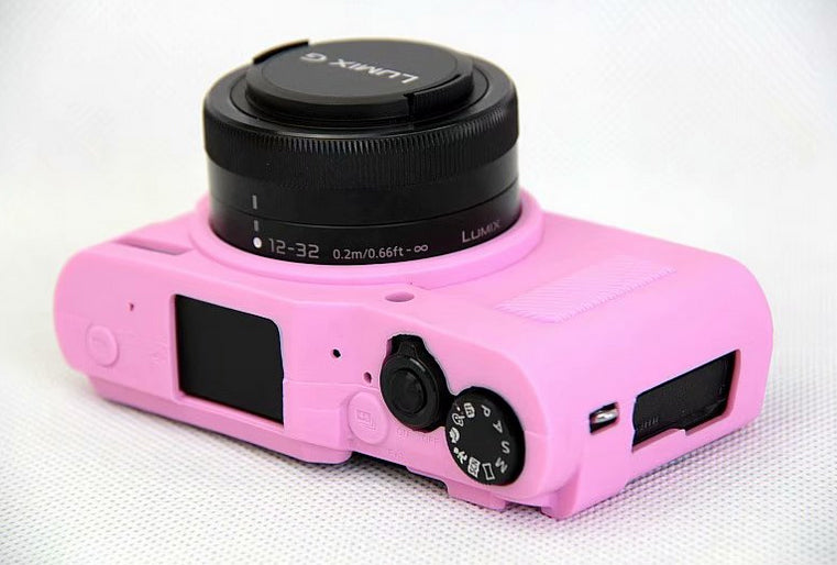 Silicone Protection Flecible Casing for Panasonic DC-GF9KGK/Lumix DMC-GF9 - Rose