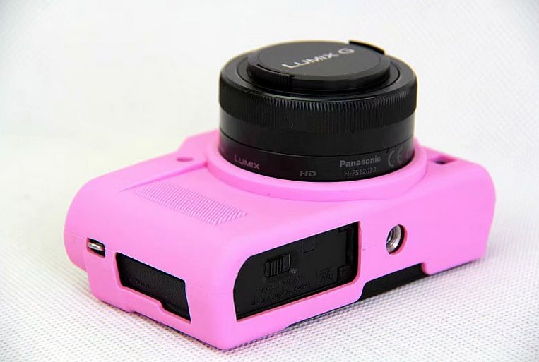 Silicone Protection Flecible Casing for Panasonic DC-GF9KGK/Lumix DMC-GF9 - Rose