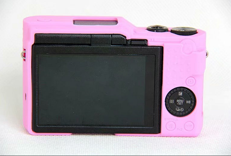 Silicone Protection Flecible Casing for Panasonic DC-GF9KGK/Lumix DMC-GF9 - Rose