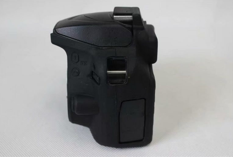 Flexible Silicone Protective Cover for Nikon D3400 DSLR Camera - Black