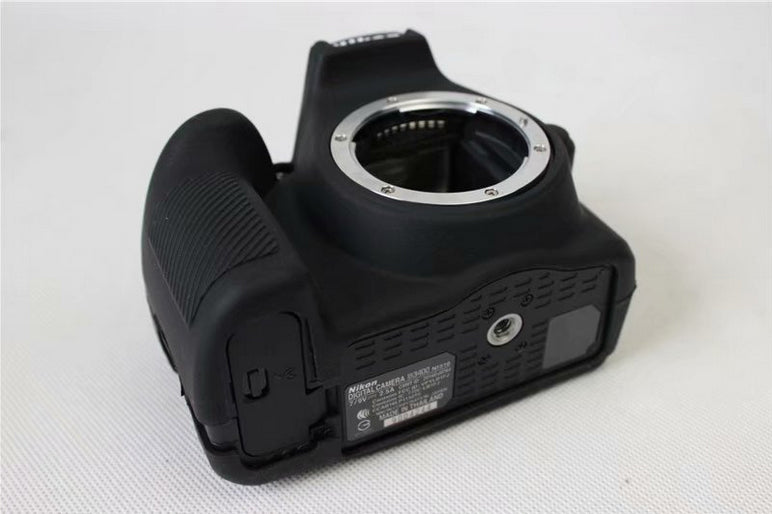 Flexible Silicone Protective Cover for Nikon D3400 DSLR Camera - Black