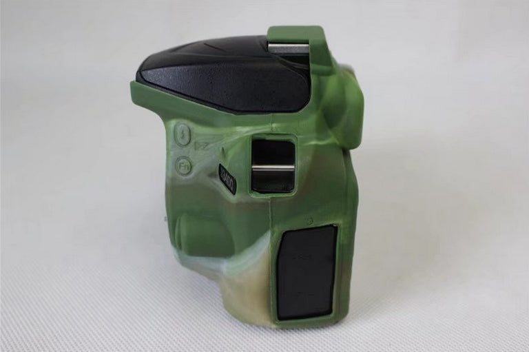 Flexible Silicone Protective Shell for Nikon D3400 DSLR Camera - Camouflage