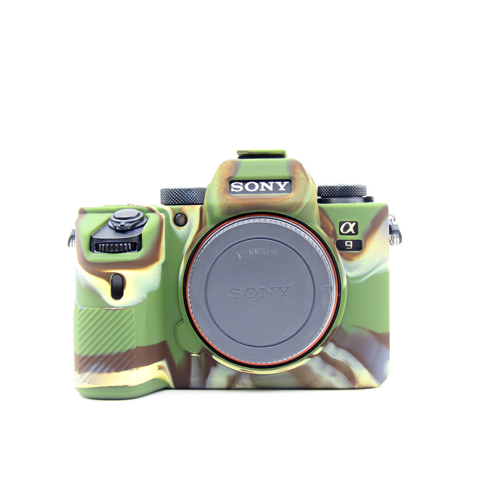 Soft Silicone Protective Case for Sony A9/A7M3/A7R3 Camera - Camouflage