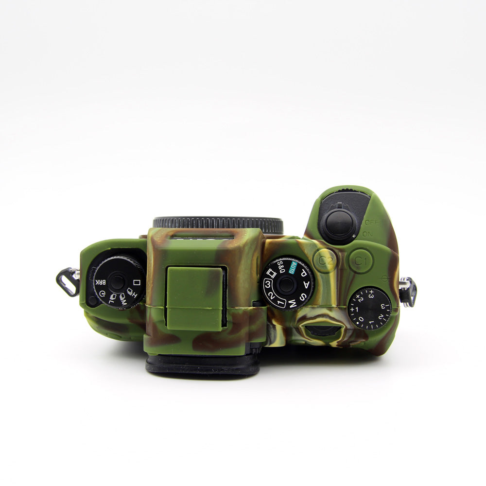 Soft Silicone Protective Case for Sony A9/A7M3/A7R3 Camera - Camouflage