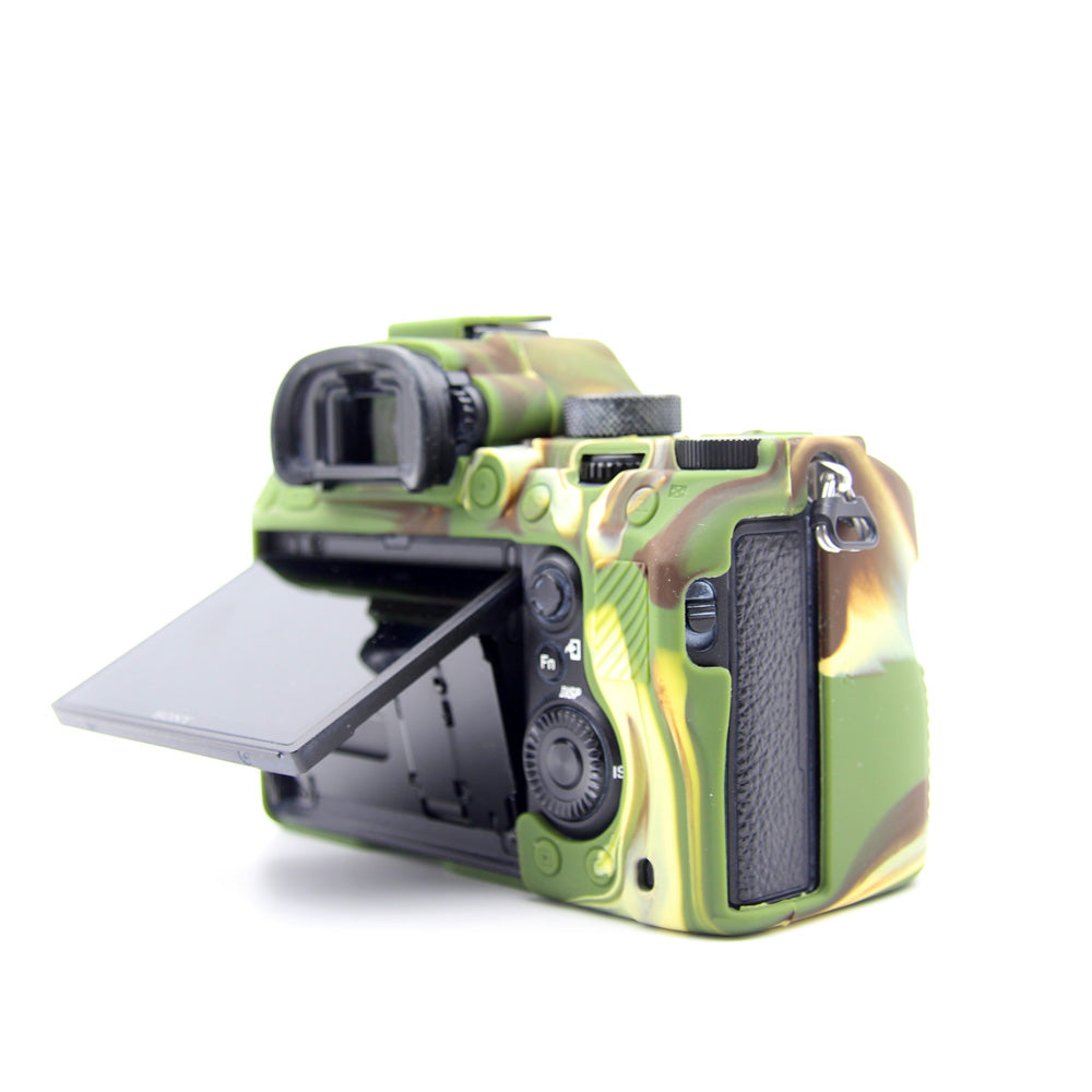 Soft Silicone Protective Case for Sony A9/A7M3/A7R3 Camera - Camouflage