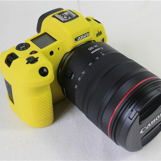 Soft Silicone Protection Case for Canon EOS R - Yellow
