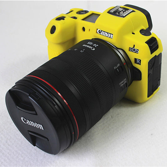 Soft Silicone Protection Case for Canon EOS R - Yellow