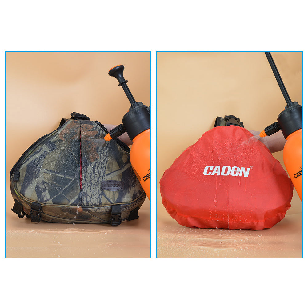 K1 Waterproof Travel DSLR Shoulder Sling Bag with Rain Cover for Sony Nikon Canon Digital Camera - Camouflage