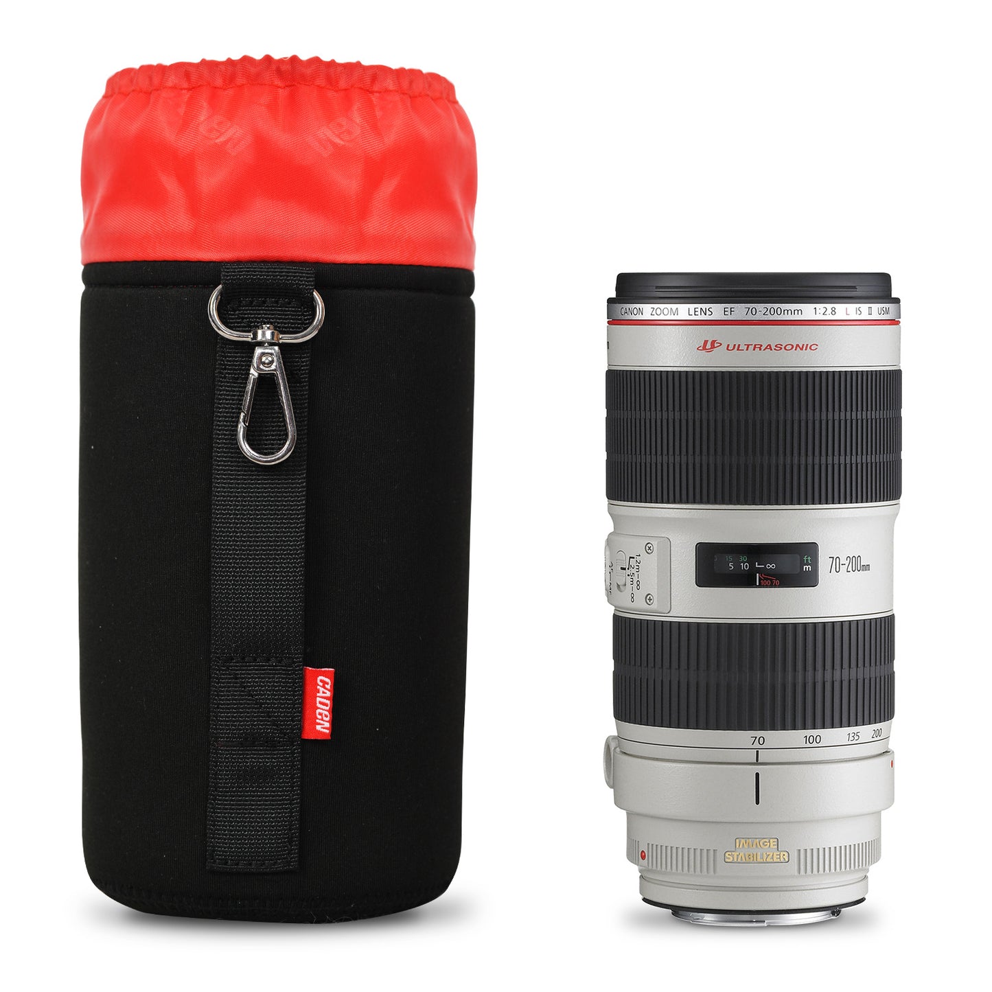 Caden Thick Neoprene Camera Lens Protective Pouch - Size: L