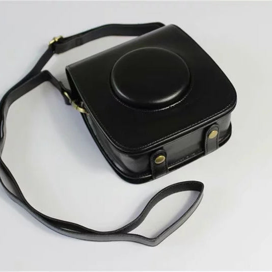 Uniqkart for FUJI Instax Square SQ20 PU Leather Camera Protective Cover - Black