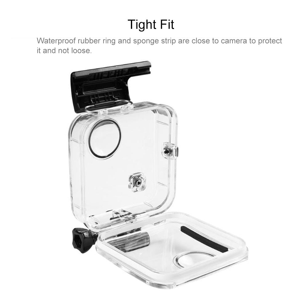 PULUZ 45M Underwater Waterproof Shockproof Housing Diving Case for GoPro Fusion, with Buckle Basic Mount & Screw
