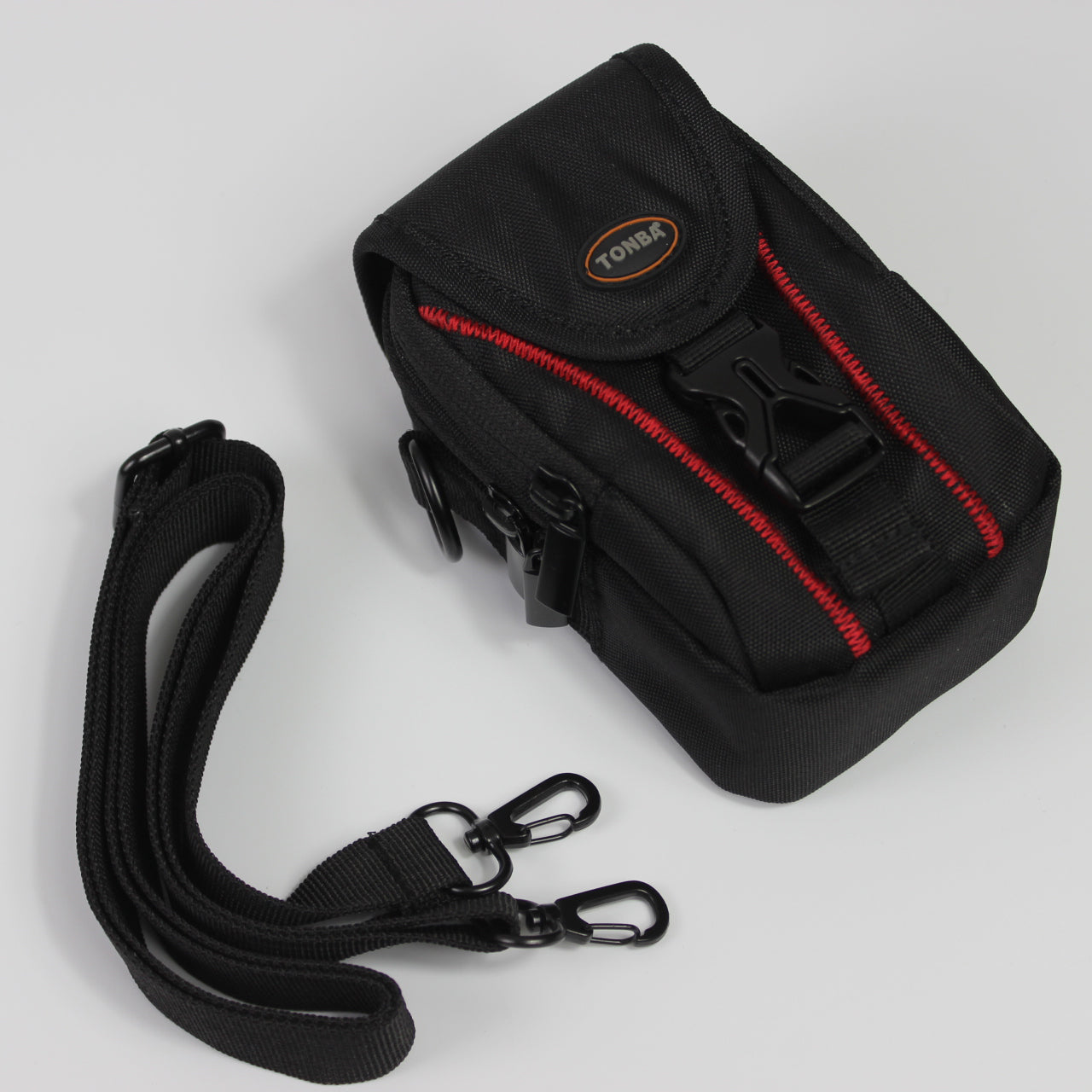 TONBA Portable Digital Camera Bag Multifunctional Single Shoulder Waterproof Haversack - Black