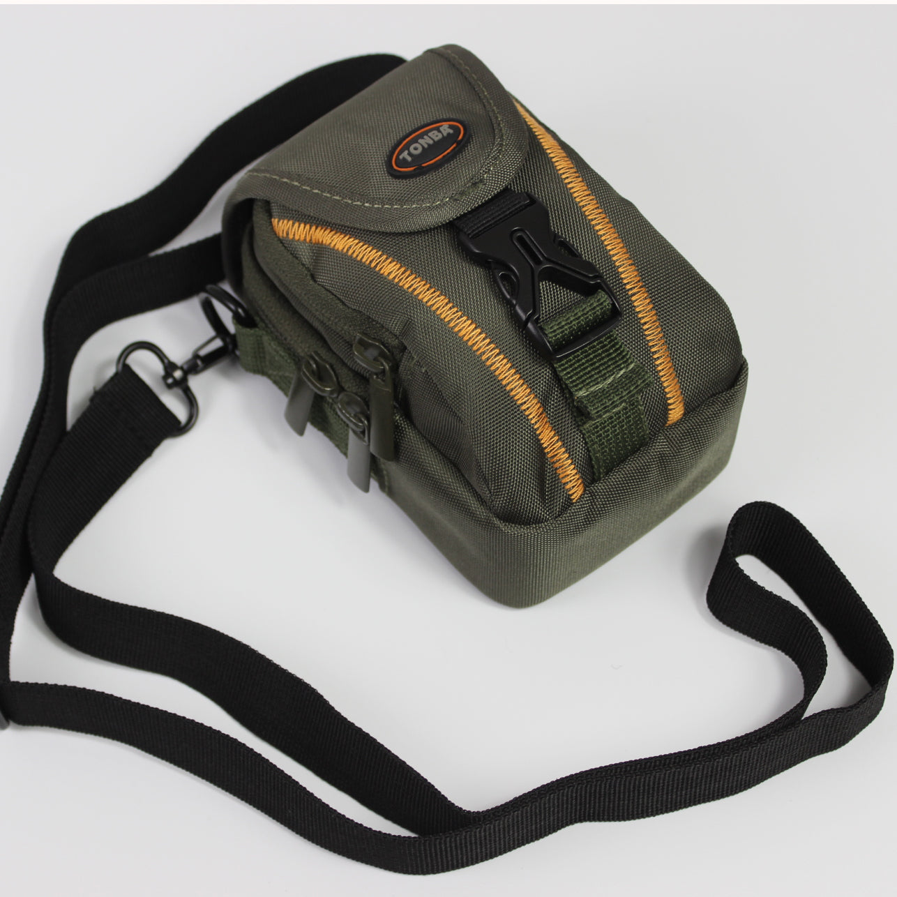 TONBA Portable Digital Camera Bag Multifunctional Single Shoulder Waterproof Haversack - Army Green