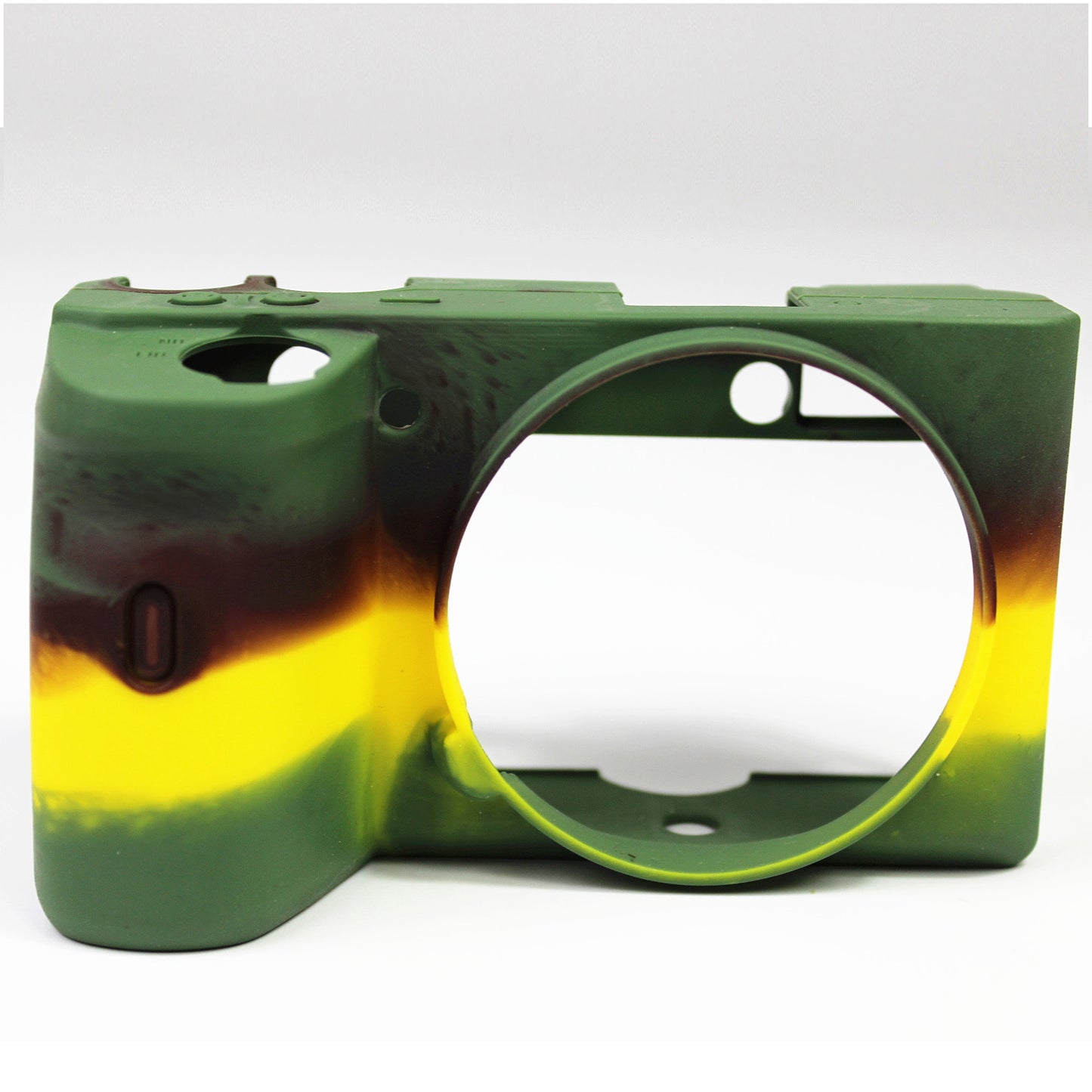 Soft Silicone Protective Pouch Case for Sony A6600 Camera - Green