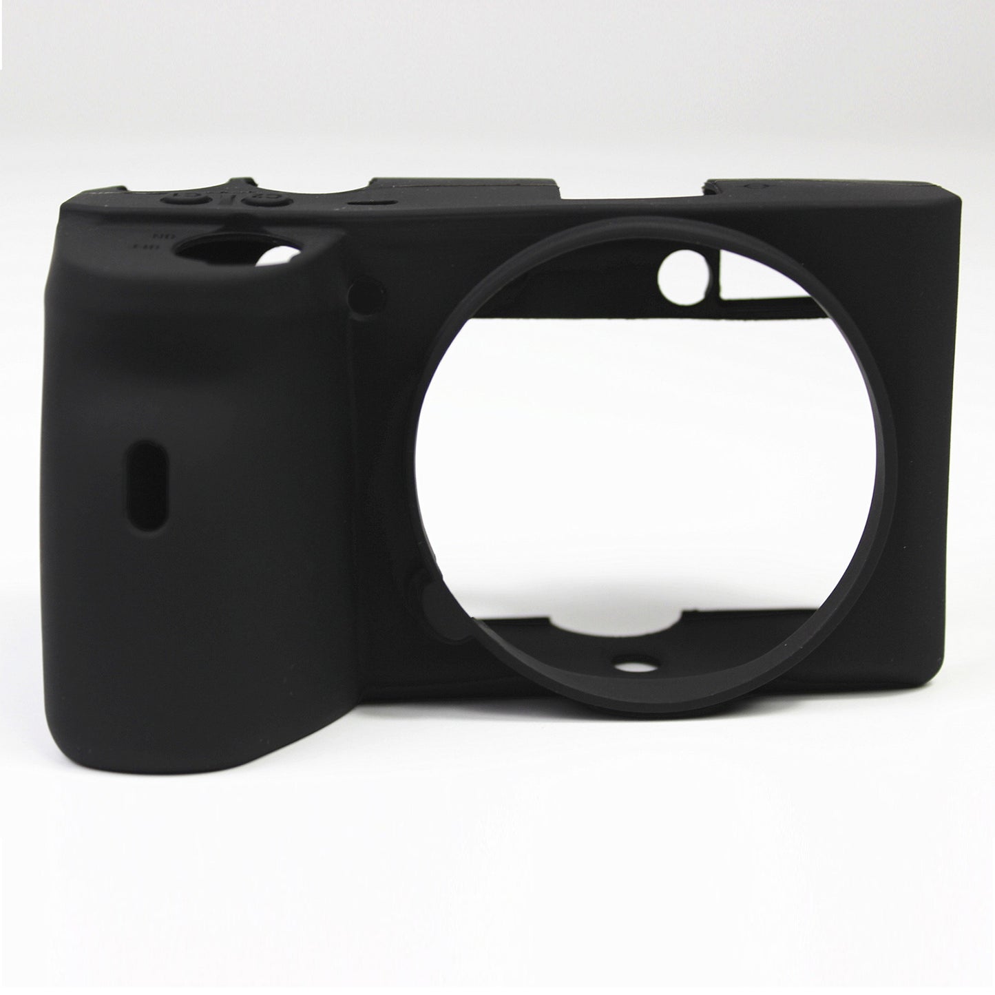 Soft Silicone Protective Pouch Case for Sony A6600 Camera - Black