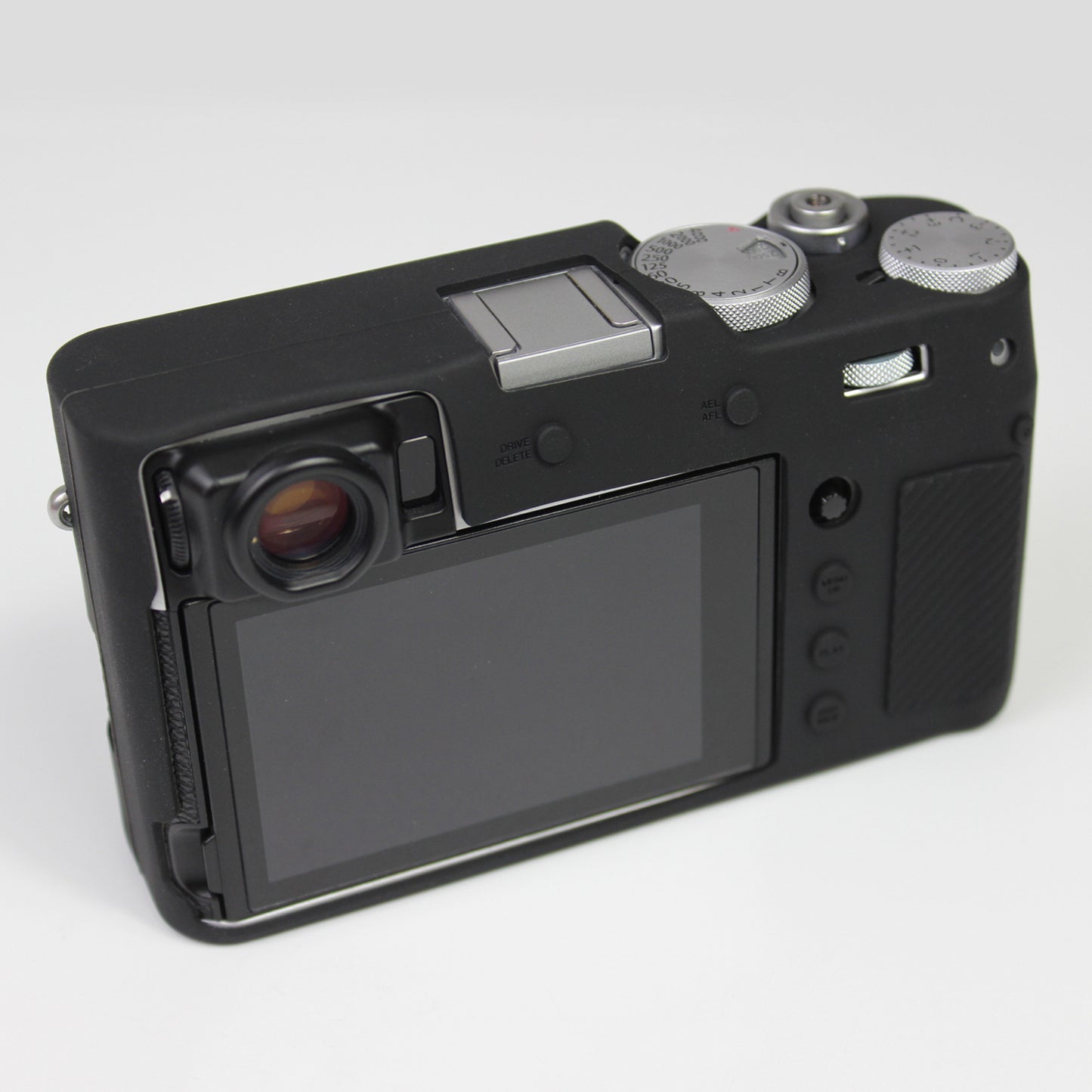 Shockproof Silicone Protective Camera Case for FUJIFILM X100V - Black