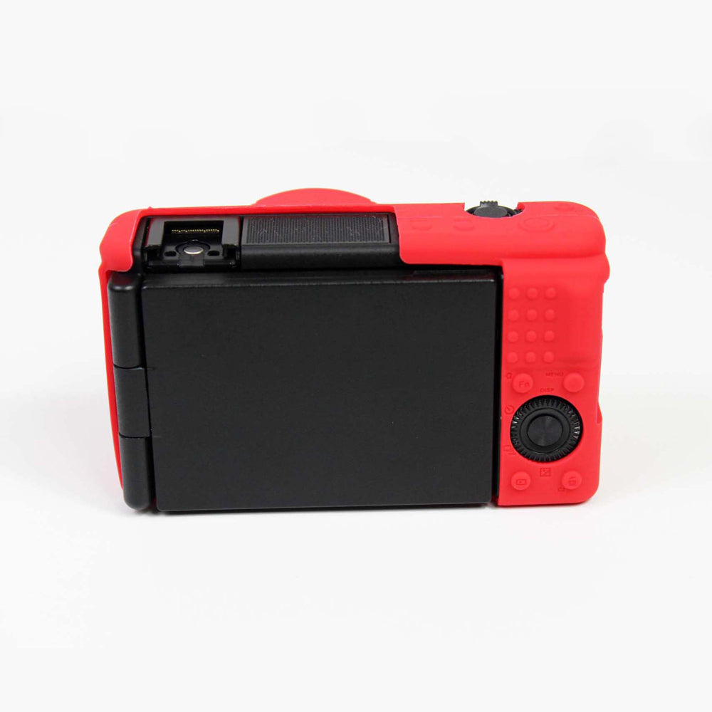 Soft Silicone Case for Sony ZV1 Camera - Red