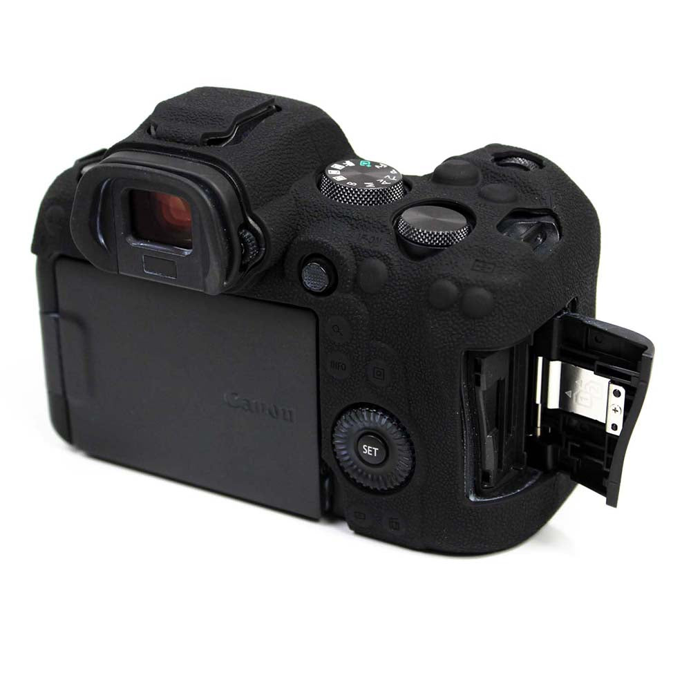 Soft Silicone Case for Canon EOS R6 Camera - Black