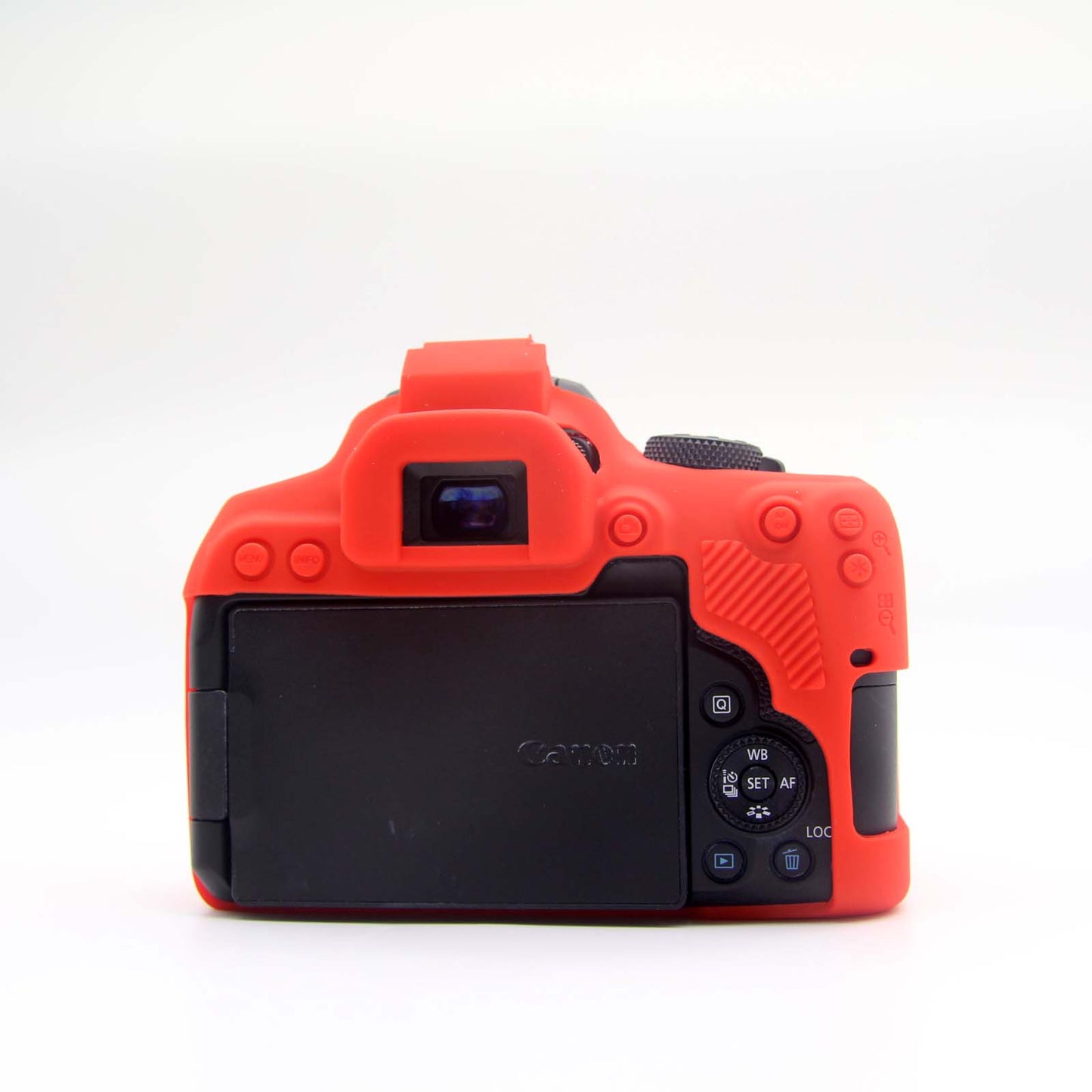 Soft Silicone Protective Camera Case for Canon EOS 850D - Red