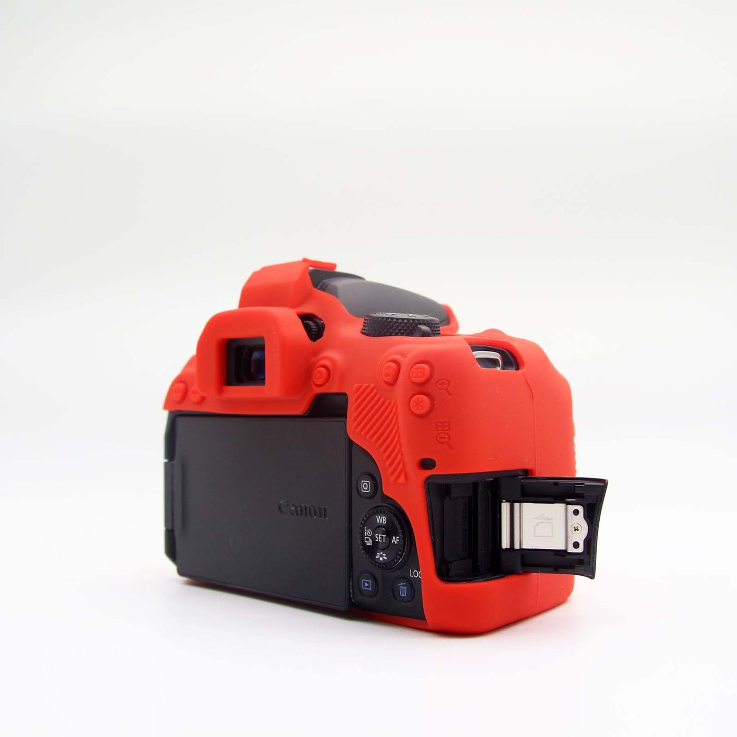 Soft Silicone Protective Camera Case for Canon EOS 850D - Red