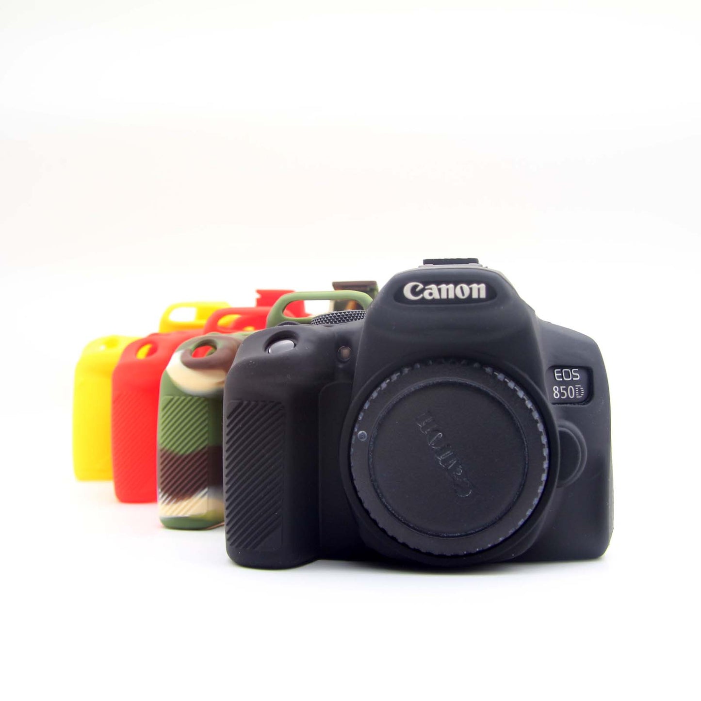 Soft Silicone Protective Camera Case for Canon EOS 850D - Black