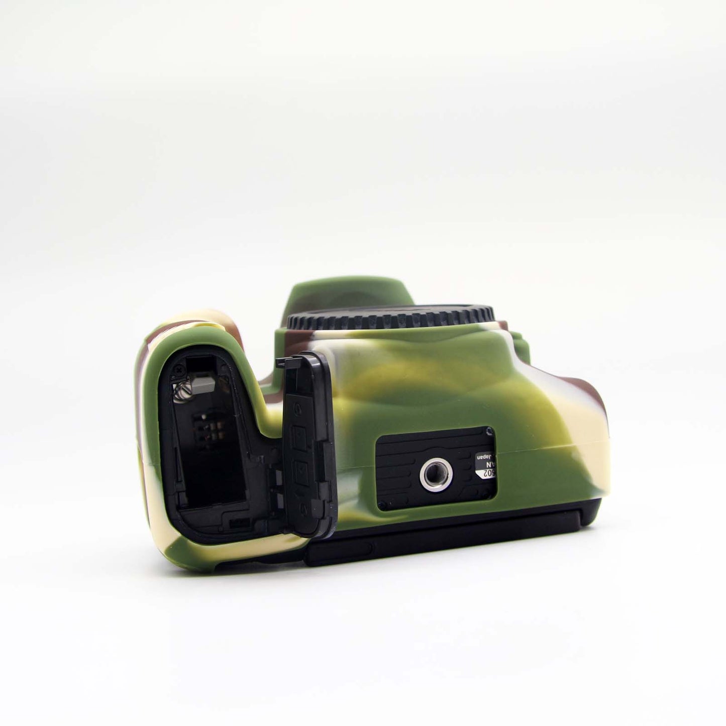 Soft Silicone Protective Camera Case for Canon EOS 850D - Camouflage