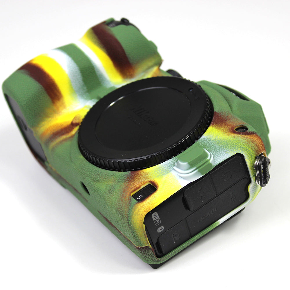 Soft Silicone Protective Camera Case Dustproof Shell for Nikon Z5 - Camouflage