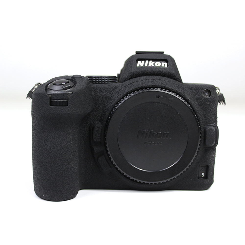Soft Silicone Protective Camera Case Dustproof Shell for Nikon Z5 - Black