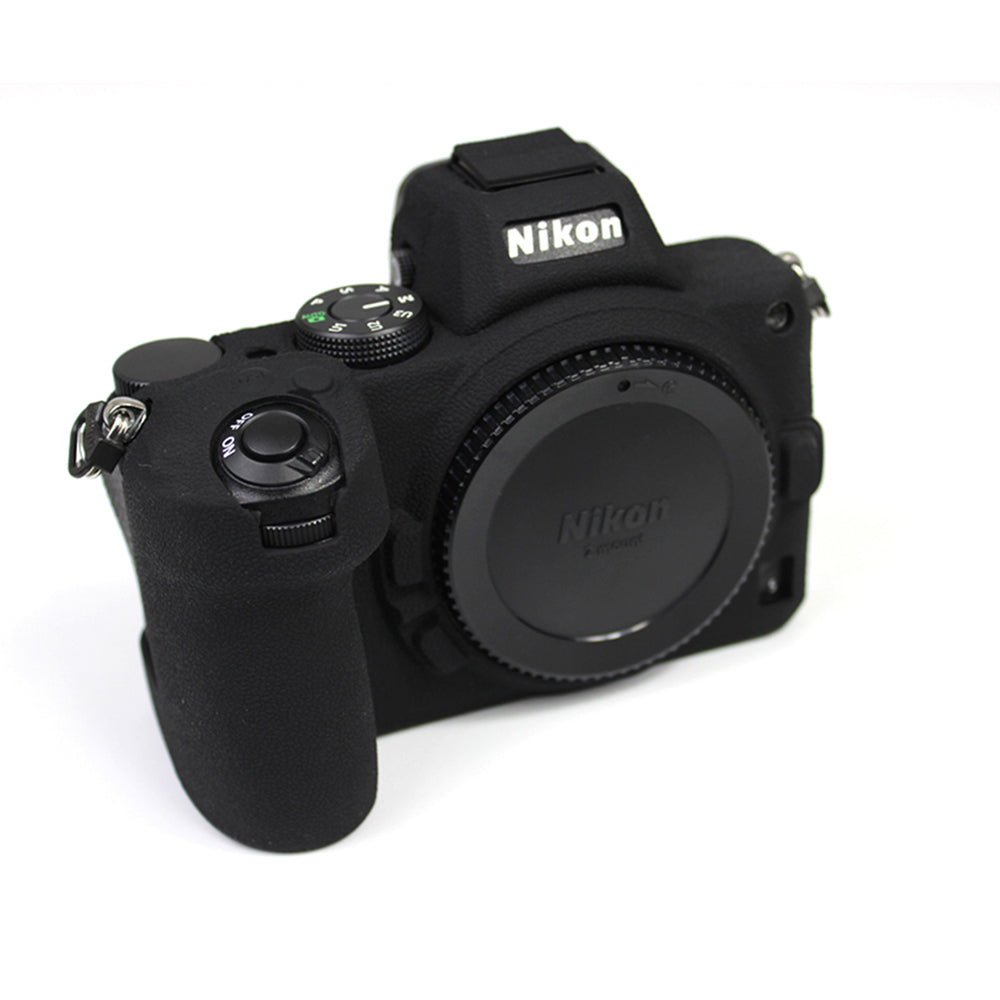 Soft Silicone Protective Camera Case Dustproof Shell for Nikon Z5 - Black