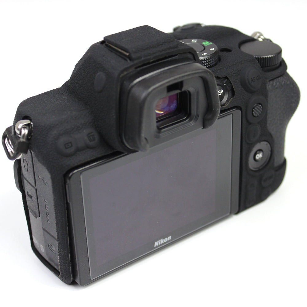 Soft Silicone Protective Camera Case Dustproof Shell for Nikon Z5 - Black