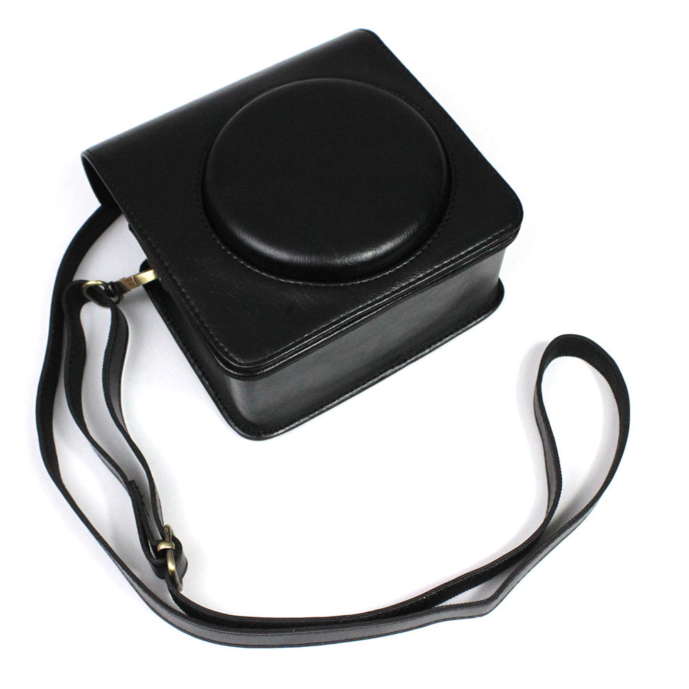 PU Leather Camera Case Cover for Instax Square SQ1 Camera Bag - Black