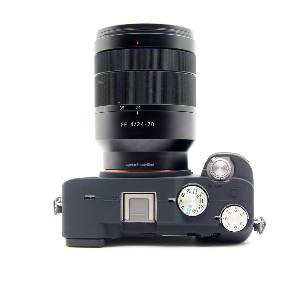 Soft Silicone Protective Skin Shell Case Cover for Sony A7C Camera - Black