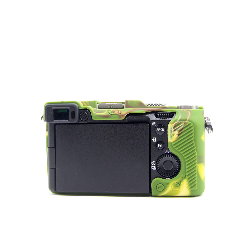 Soft Silicone Protective Skin Shell Case Cover for Sony A7C Camera - Camouflage