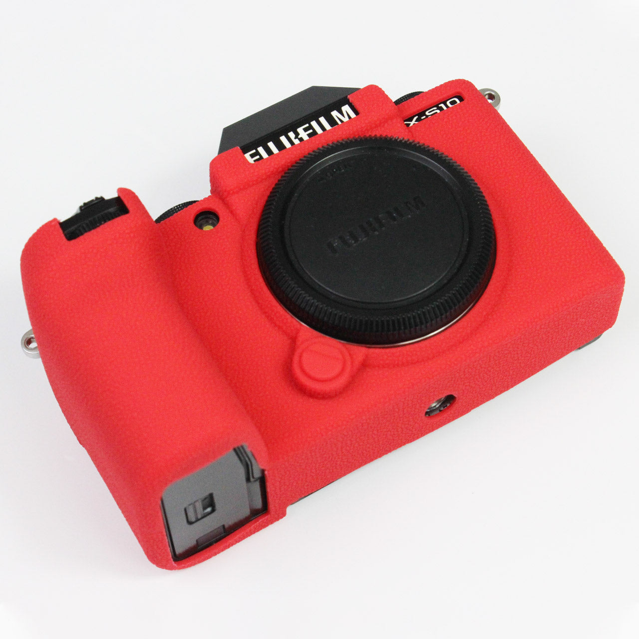Shockproof Silicone Camera Protective Case Skin Cover for Fujifilm X-S10 - Red