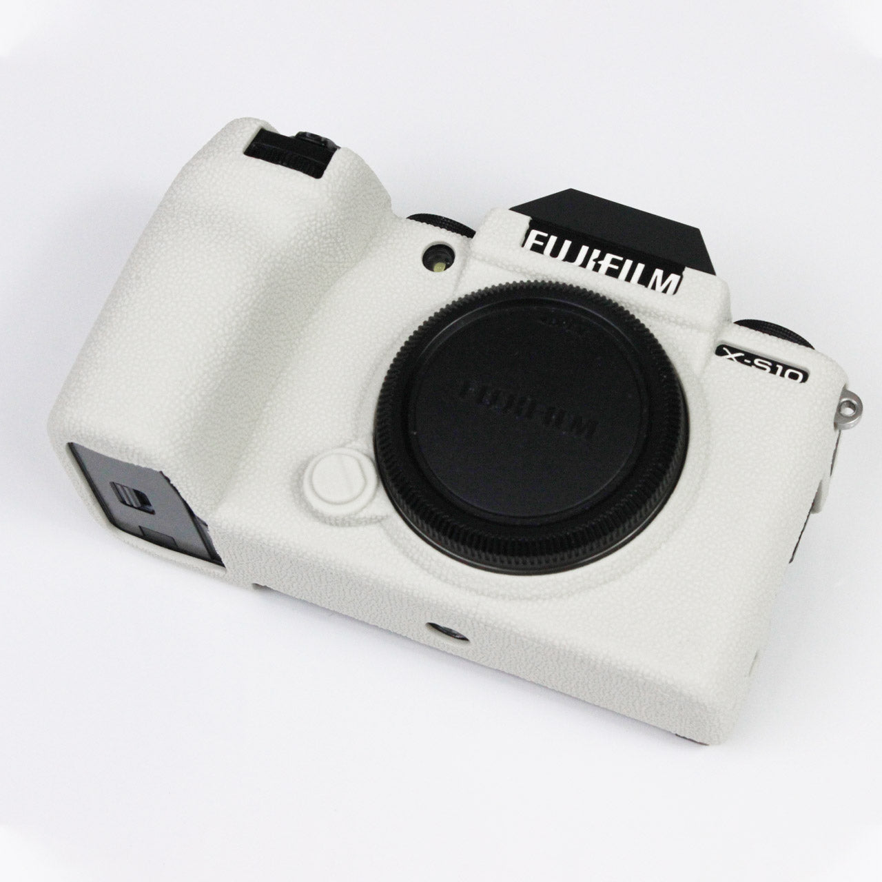 Shockproof Silicone Camera Protective Case Skin Cover for Fujifilm X-S10 - White