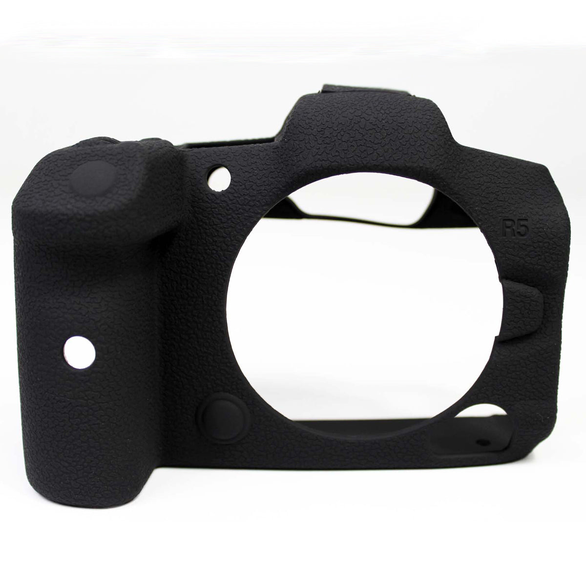 Soft Silicone Case Camera Protector Skin Bag Body Cover for Canon EOS R5 - Black